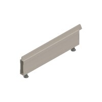 Fußteil 47 cm tief mit Auflageschiene, weiß