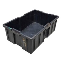16er Set Kunststoffboxen 60x40x22 cm inkl. Palettendeckel und Kunststoffpalette