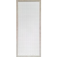 Rückwand Rundloch 100x40 cm (BxH), weiß RAL9016