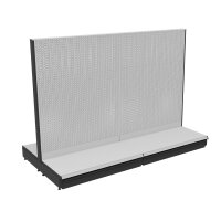 Mid-level gondola 145x200 cm (HxW), perforated back...