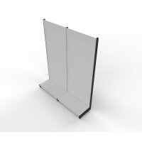 Wall shelf 240x200 cm (HxW), perforated metal back panel,...