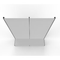 Wall shelf 240x200 cm (HxW), perforated metal back panel,...