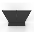 Wandregal Tego 300x200 cm (HxB), Lochblechrückwand, anthrazit