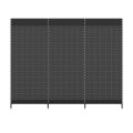 Wandregal Tego 300x300 cm (HxB), Lochblechrückwand, anthrazit