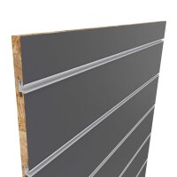 Metallregal Paneelwand 240x200 cm (HxB), anthrazit/anthrazit