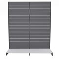 Metallregal Paneelwand 240x200 cm (HxB), anthrazit/anthrazit