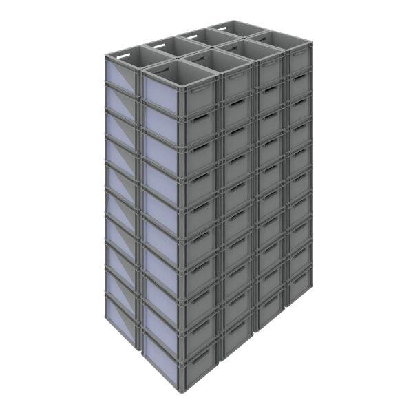 80er Set EuroBox ELB 4220 40x30x22 cm (LxBxH) 20,4 L