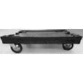 462er Set Transportroller 800x600 mm, 500 kg Tragkraft, schwarz