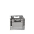 36er Set EuroBox ELB 4220 40x30x22 cm grau inkl. Transportroller 800x600 mm