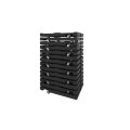 14er Set Transportroller 1200x800 mm, 500 kg Tragkraft, schwarz