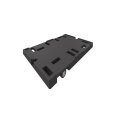 14er Set Transportroller 1200x800 mm, 500 kg Tragkraft, schwarz