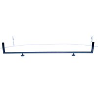 10er Set Schildhalter 65 x 10 cm aus Metall, anthrazit