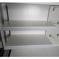 4er Set Fachboden 100x47 cm (BxT), weiß