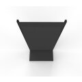 Wall shelf 280x100 cm (HxW), perforated sheet metal rear panel, anthracite
