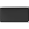 Wandregal Tego 250x100 cm (HxB), Lochblechrückwand, anthrazit
