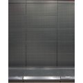Anbau-Wandregal 250x100 cm (HxB), Lochblechrückwand, anthrazit