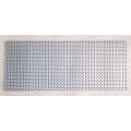 Rückwand Rundloch 125x40 cm (BxH), grau