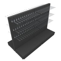 Mittelraumgondel 145x200 cm (HxB), Lochrückwand +...