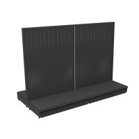 Mid-level gondola 145x200 cm (HxW), perforated back...