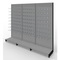 Wall shelf 290x300 cm (HxW), perforated sheet metal rear...