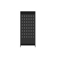 Wall shelf 280x100 cm (HxW), perforated sheet metal rear panel, anthracite