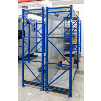 Ständer 240 cm lang - T: 70 cm, CG 55x40 cm, blau