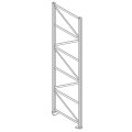 Ständer 240 cm lang - T: 70 cm, CG 55x40 cm, blau
