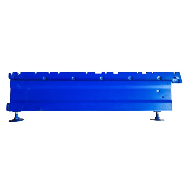 Fußteil 57 cm tief mit Auflageschiene, blau