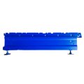 Fußteil 57 cm tief mit Auflageschiene, blau