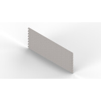 Rückwand Rundloch 100x30 cm (BxH), weiß RAL9016