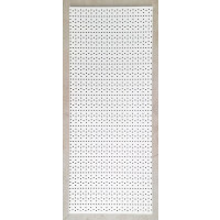 Rückwand Rundloch 100x30 cm (BxH), weiß RAL9016